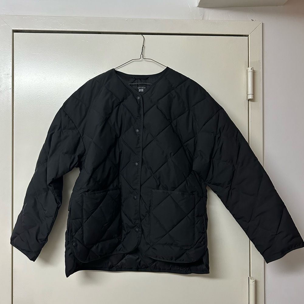 Uniqlo Black Pufftech Relaxed Jacket